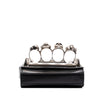 Alexander McQueen Studded Leather Skull Four Ring Crossbody Secondhand