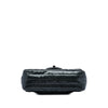 Chanel Mini Rectangular Classic Chevron Crumpled Patent So Black Single Flap Secondhand