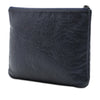 Chanel Medium CC Embossed Lambskin Camellia O Case Clutch Secondhand