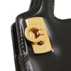 Ferragamo Mini Brushed Calfskin Gancini North South Wanda Top Handle Bag Secondhand