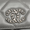 Chanel Lambskin 19 Flap Coin Purse With Chain Secondhand