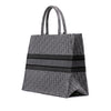 Dior Large Oblique Embroidered Denim Book Tote Secondhand