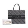 Dior Large Oblique Embroidered Denim Book Tote Secondhand