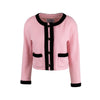 Secondhand Contrast Trim Pink Jacket - '90s