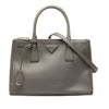 Prada Large Saffiano Lux Galleria Double Zip Satchel Secondhand