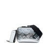 Prada Metallic Spazzolato Embossed Leather Brique Crossbody Secondhand