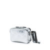 Prada Metallic Spazzolato Embossed Leather Brique Crossbody Secondhand