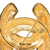 Secondhand Chanel CC Gold Plated Quilted Brooch