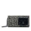 Chanel Monochrome Tweed Embellished Mineral Nights Pochette Wristlet Secondhand