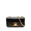 Celine Shiny Calfskin Claude Chain Shoulder Bag Secondhand