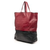 Celine Bicolor Lambskin Vertical Cabas Tote Secondhand