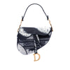 Dior Canvas Embroidered Tie Dye Saddle Bag Secondhand