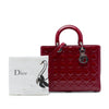 Dior Large Patent Cannage Lady Dior Secondhand