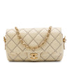 Chanel CC Quilted Calfskin Wild Stitch Flap Secondhand