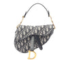 Dior Mini Oblique Canvas Saddle Bag Secondhand