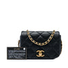 Chanel Mini Quilted Calfskin Nailed CC Flap Secondhand