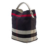 Burberry Medium Mega Check Canvas Ashby Bucket Bag Secondhand