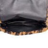 Fendi Mini Zucca Shearling Baguette Satchel Secondhand