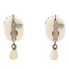 Secondhand Chanel Resin Strass Rain Drop Clip On Earrings