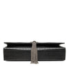 Saint Laurent Medium Croc Embossed Leather Monogram Kate Tassel Crossbody Secondhand
