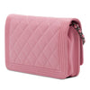 Chanel Quilted Lambskin Boy Wallet On Chain Secondhand