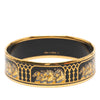 Hermès Wide Grand Apparat Enamel Bangle 65 Secondhand