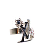 Louis Vuitton Palladium Plated Enamel Fairytale Cocktail Ring Secondhand