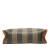 Fendi Pequin Coated Canvas Cosmetic Clutch Secondhand