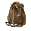 Gucci Suede Bamboo Drawstring Backpack Secondhand