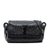 Saint Laurent Studded Calfskin Stardust Monogram Niki Body Bag Secondhand