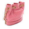 Chanel CC Quilted Lambskin Drawstring Bucket Bag Secondhand