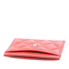 Chanel CC Quilted Caviar Card Case Secondhand