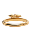 Louis Vuitton Gold Plated Louisette Signature Ring Secondhand