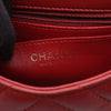 Chanel Mini CC Chevron Lambskin Reversed Round Flap Secondhand