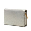 Secondhand Saint Laurent Small Metallic Kate Tassel Wallet On Chain