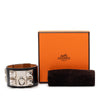 Hermès Swift Leather and Palladium Plated Collier de Chien Bracelet S Secondhand