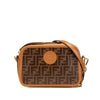 Fendi Glazed Fabric Vitello Century FF 1974 Camera Bag Secondhand