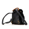 Secondhand Gucci Suede Bamboo Backpack