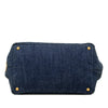 Prada Denim Canapa Logo Tote Secondhand