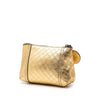 Bottega Veneta Metallic Nappa Intrecciomirage Pouch Secondhand