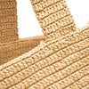Secondhand Saint Laurent Raffia Embroidered Logo Tote