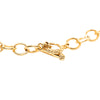 Chanel CC Gold Plated Oval Pendant Necklace Secondhand