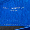 Saint Laurent Grain De Poudre Chevron Monogram Envelope Chain Wallet Secondhand