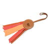 Hermès Hunter Cowhide and Milo Lambskin Paddock Flot Ribbon Bag Charm Secondhand