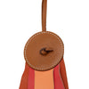 Hermès Hunter Cowhide and Milo Lambskin Paddock Flot Ribbon Bag Charm Secondhand