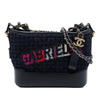 Chanel Small Tweed and Lambskin Embroidered Gabrielle Crossbody Secondhand
