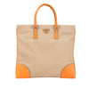 Prada Cinghiale Trimmed Canapa Tote Secondhand