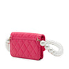 Secondhand Chanel Quilted Lambskin Maxi Pearls Clutch With Chain