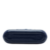 Chanel Quilted Denim Gabrielle Double Zip Clutch with Chain Secondhand