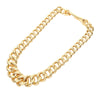 Louis Vuitton Gold Plated Monogram Collier 2D Chain Necklace Secondhand